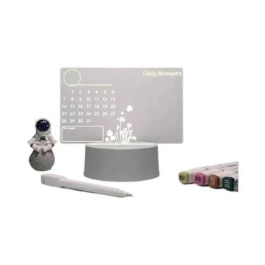 Imagem de Luminária De Mensagem LED 3D Em Acrílico Para Quarto, Lâmpada Noturna 