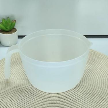 Imagem de Tigela de Preparo e Serviço 1,5L - Bico Dosador e Alça Curvada, Livre de BPA, Prática para Cozinha Doméstica, Ideal para Massas, Sopas e Molhos (Transparente)