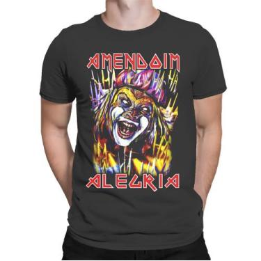 Imagem de Camiseta Unissex  Especial Palhaço Amendoim  IRON MAIDEN - Shimai, P