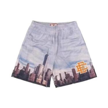Imagem de Bermuda De Treino Masculina De Verão Em Malha Eric Emanuel New York Ci