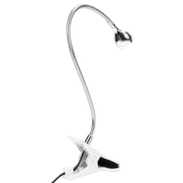 Imagem de Sunydog Luz de Cura de Gel para Unhas Alimentada por USB Com Tubo Pescoço Giratório 360°, Braçadeira Base Forte, Contas Luz Roxas, para Kit Manicure Doméstica, Material Liga Alumínio (3W)