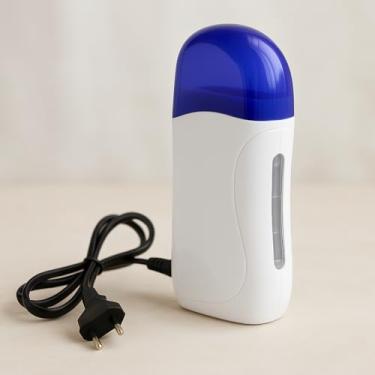 Imagem de Aquecedor Aparelho Portatil Roll-on Depilação Em Cera Azul 127/220v Branco