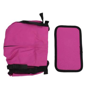 Imagem de Mochila para transportar animais de estimação SIWOTED frente traseira para viagens ao ar livre, caminhadas, ciclismo, gato, cachorro, suprimentos (Roxa)