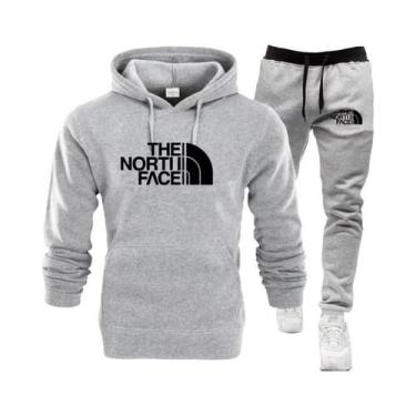 Imagem de Conjunto De Moletom Masculino Outono Inverno Estampado Moderno Elegant