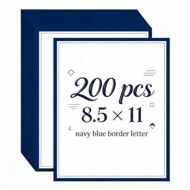 Imagem de Glenmal 200 peças de papel timbrado para o dia dos namorados, 21 x 28 cm, papel timbrado em massa tamanho carta, papel timbrado para casamento, cartões comemorativos, poemas, convites, impressão