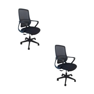 Imagem de Kit 2 Cadeiras de Escritório sem Apoio Oficial Vinci