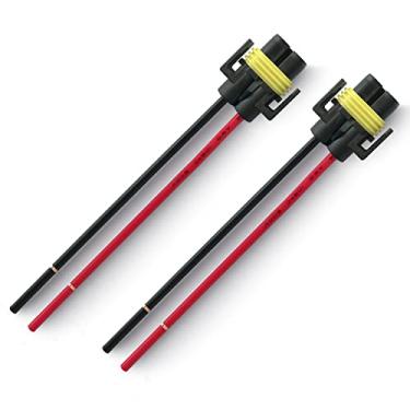 Imagem de Conector adaptador fêmea de soquete de farol para faróis de neblina (pacote com 2)Mosleyz E3-1QNB-78JM