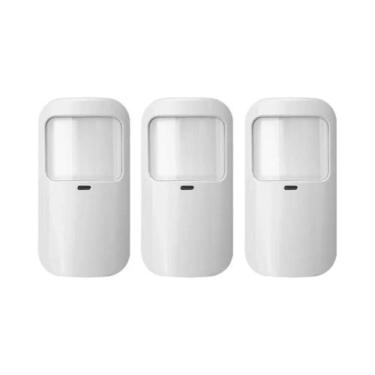 Imagem de Sensor De Movimento Infravermelho Sem Fio Branco 433MHz EV1527 Para Si