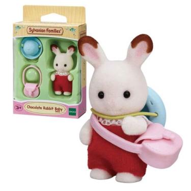 Imagem de Sylvanian Families Mini Bebe Gato Persa Coelho Chocolate ou Porco Espi