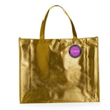 Imagem de Sacola Ecobag em TNT Premium Metalizado 40x50cm Rivera TopGet-Unissex