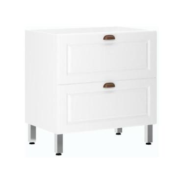 Imagem de Balcão Projetado 80cm 1 Porta Basculante 1 Gavetão (sem Tampo) Cristal