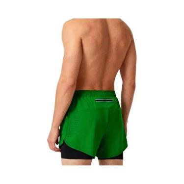 Imagem de Shorts De Treino Masculinos 2 Em 1 De Secagem Rápida Para Corrida E Mu