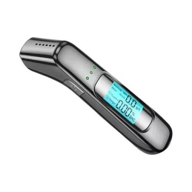 Imagem de Bafômetro Eletrônico Recarregável Com Display LCD Para Uso Doméstico -