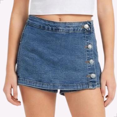 Imagem de Short Jeans Feminino Super Confortável Social Bermudinha Cores Tendênc