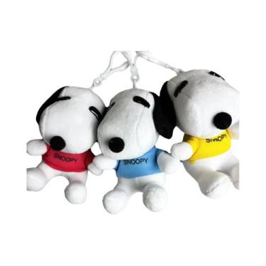 Imagem de Chaveiro De Pelúcia Snoopy E Woodstock De 11CM, 3 Peças, Brinquedos De