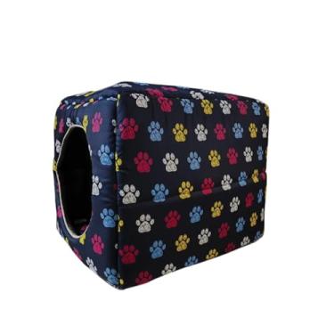 Imagem de Casinha Iglu 2 em 1 para Cachorro e Gato GG e XG | Cama Toca Pet Aconchegante com Borda Elevada, Lavável e Ideal para Cães Grandes e Gatos(GG Verde-Musgo Lateral Bege)