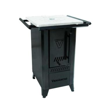 Imagem de Fogão A Lenha 1991 N° 00 Sem Tampa Preto F00-pr - Venâncio