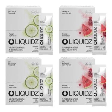 Imagem de LIQUIDZ - Eletrólitos Zero Açúcar Limonada|Melancia 56 Sachês-Unissex
