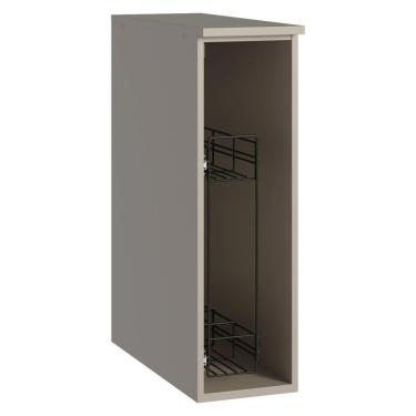 Imagem de Balcão Porta-tempeiros 20 Cm Suspenso Crema Nice Madesa Crema