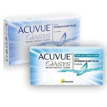 Imagem de Lente De Contato Jonhson Acuvue Oasys - 01 Miopia + 01 Astigmatismo - 