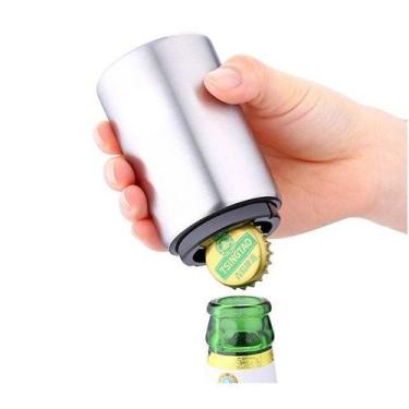 Imagem de Abridor De Garrafas Magnético de Aço Inoxidável Automático - ck, Metal