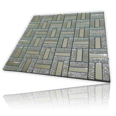 Imagem de Pastilha De Vidro Autocolante Parede Sala Cozinha Banheiro Lavabo Sala Requintado Moderna Decorativa Aplicacao Facil