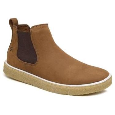 Imagem de Bota Chelsea Urbana Casual Masculina Couro Solado Reforçado-Masculino