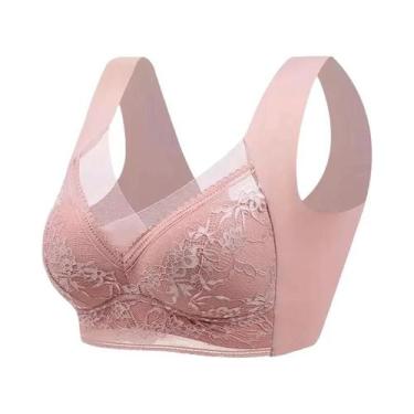 Imagem de Sutiã Sem Costura De Seda Gelada plus Size L-5XL Para Mulheres, Top De