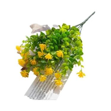 Imagem de Flores Artificiais De Eucalipto, Planta Falsa, Buquê De Casamento, Dec