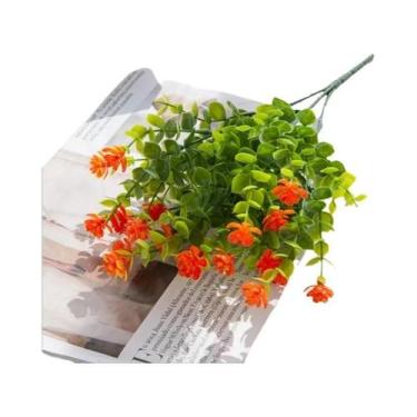 Imagem de Flores Artificiais De Eucalipto, Planta Falsa, Buquê De Casamento, Dec