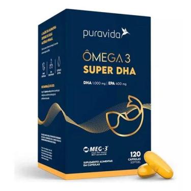 Imagem de Ômega 3 Super Dha Concentrado - 120 Caps 60 Doses - Puravida - Pura Vi