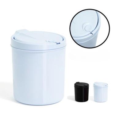 Imagem de Lixeira De Pia Plástico 3 Litros Click Cesto De Lixo Cozinha - Viel, B