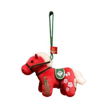 Imagem de Chaveiro De Pelúcia Mini Cavalo 12CM, Brinquedo Kawaii Realista, Decor