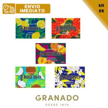 Imagem de Kit 5 Sabonetes Phebo 100g cada, 1