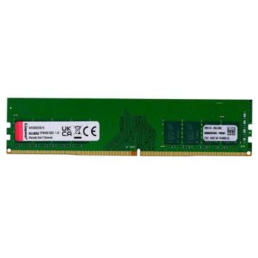 Imagem de Memória Kingston 16gb Ddr4, 3200mhz, Pc4-25600, 288-pin, 1.2v, Cl22, Udimm - Kvr32n22s8-16