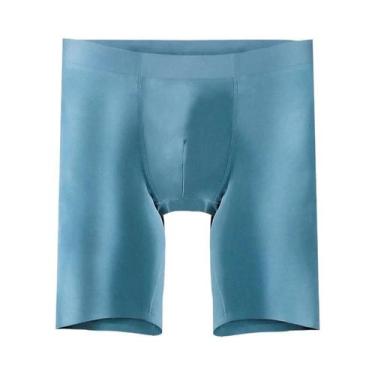 Imagem de Cuecas Boxer Esportivas Masculinas De Modal Tamanho Grande Sem Costura