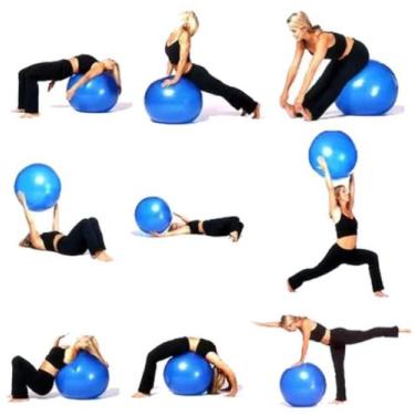 Imagem de Bola De Pilates 75 Cm + Suporte De Parede - Infinity