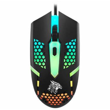 Imagem de Mouse Gamer K-mex Multicolor M44j, 2400 Dpi, Rgb - M44j34us001cb0x