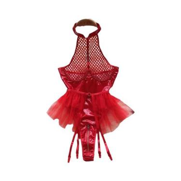 Imagem de Vestido De Noite Sem Mangas Em Renda Floral Para Mulheres, Com Tanga, 