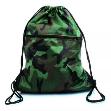 Imagem de Mochila De Sacola De Academia Preta Esportiva Promoção - trends, Camuf