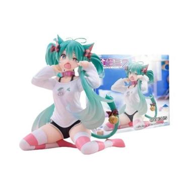 Imagem de Figura De Ação Hatsune Miku Future Cat Ear Pajamas De 12CM, Modelo Em 