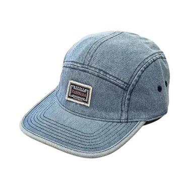 Imagem de Boné De Beisebol Vintage Unissex Em Denim Com Aba Reta, Estilo Harajuk