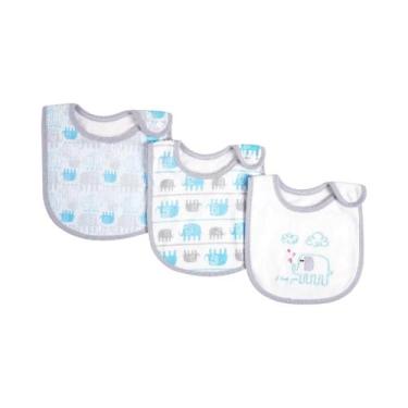 Imagem de Babadores De Algodão Com Estampa De Desenho Animado Para Bebês (Menino