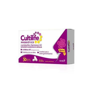 Imagem de Cultilife Probiótico 10 Bilhões Lactobacillus Airela - 30 Cápsulas