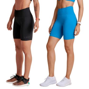Imagem de Kit 2 Bermudas Lupo Basic Feminina Treino Academia-Feminino