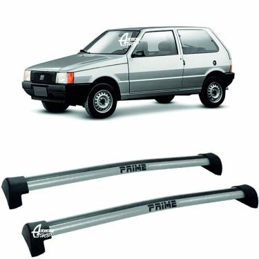 Imagem de Rack Teto Aluminio Prime Fiat Uno 2pts 84/ 95 Prata PR002