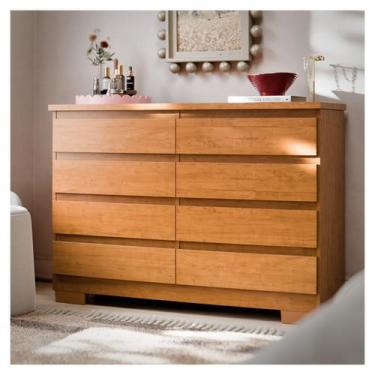 Imagem de Cômoda Grécia 8 Gavetas Cômoda Grécia 8 Gavetas Cor Nature - Maxi Do B