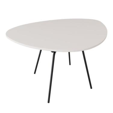 Imagem de Mesa de Jantar Orgânica 120cm Barcelona Off White