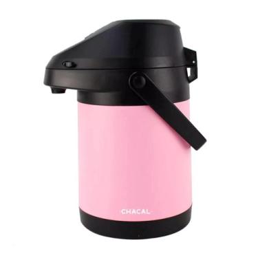 Imagem de Garrafa Térmica de Inox 2,5 Litros Chacal Rosa