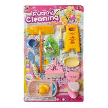 Imagem de Kit de Brinquedo Faxina Divertida 11 Peças Domni